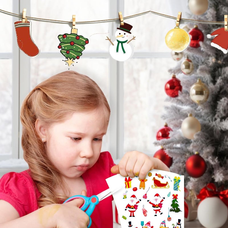 Ruibytree Printable Vinyl Sticker Paper for Inkjet Printer - 35 Sheets Glossy White - 8.5" x 11" - Waterproof Labels Paper, Dries Quickly,Vivid Colors,Tear Resistant,DIY Christmas Stickers - Image 3